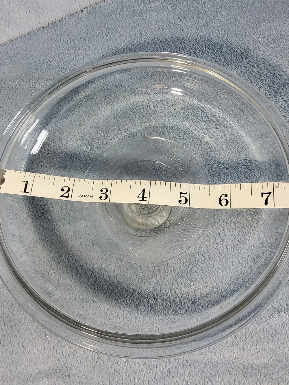 Vintage Pyrex # 407 Replacement Round Lid Clear Glass 8.25